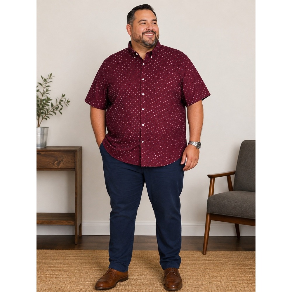 Johnny Bigg Men's Short Sleeve 3XL Button Down
